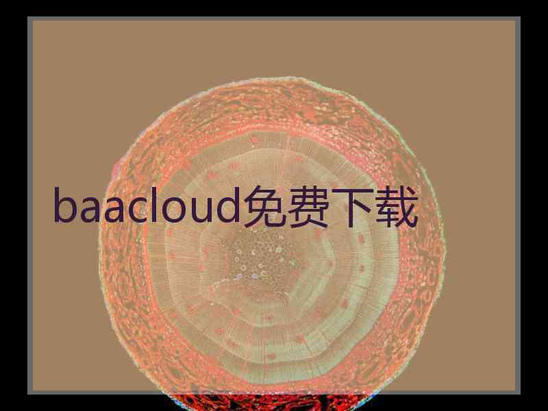 baacloud免费下载