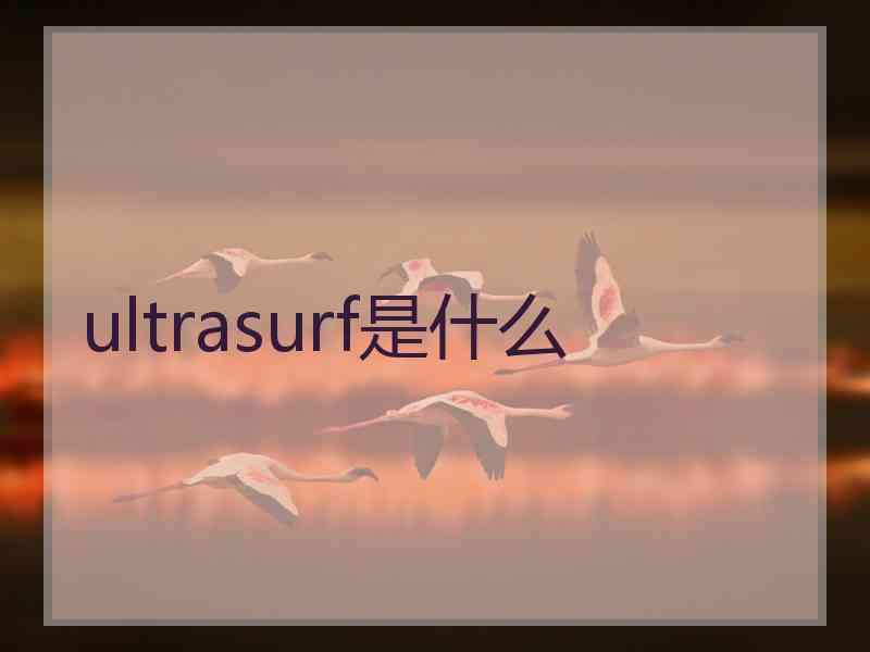 ultrasurf是什么