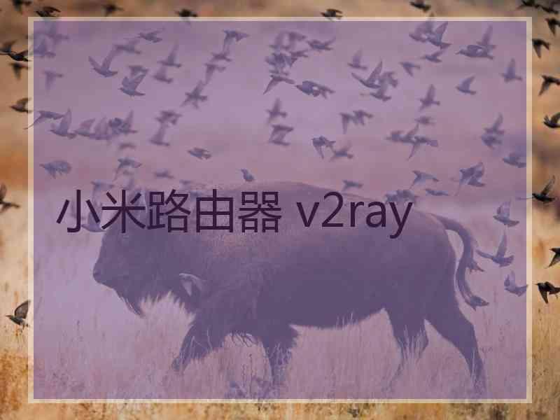 小米路由器 v2ray