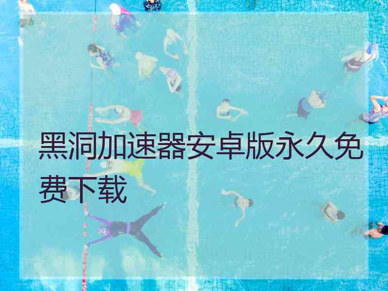 黑洞加速器安卓版永久免费下载