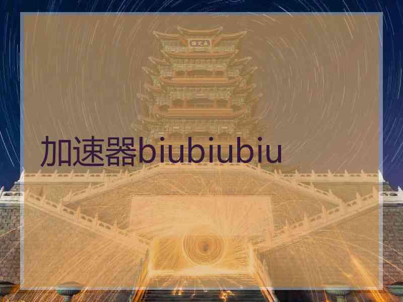 加速器biubiubiu