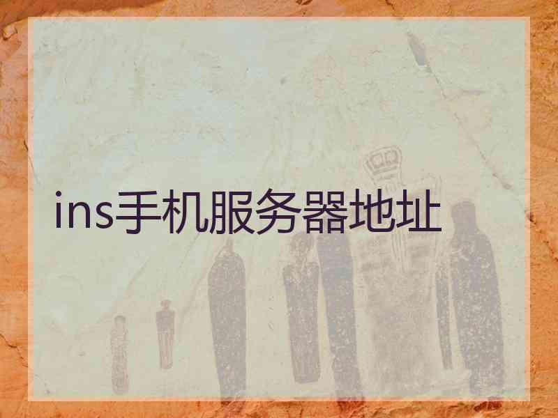 ins手机服务器地址