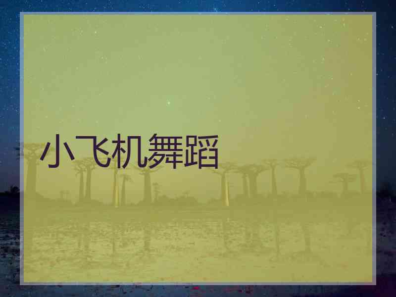 小飞机舞蹈