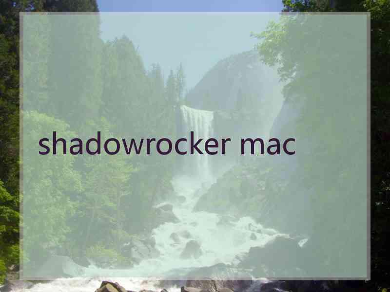 shadowrocker mac