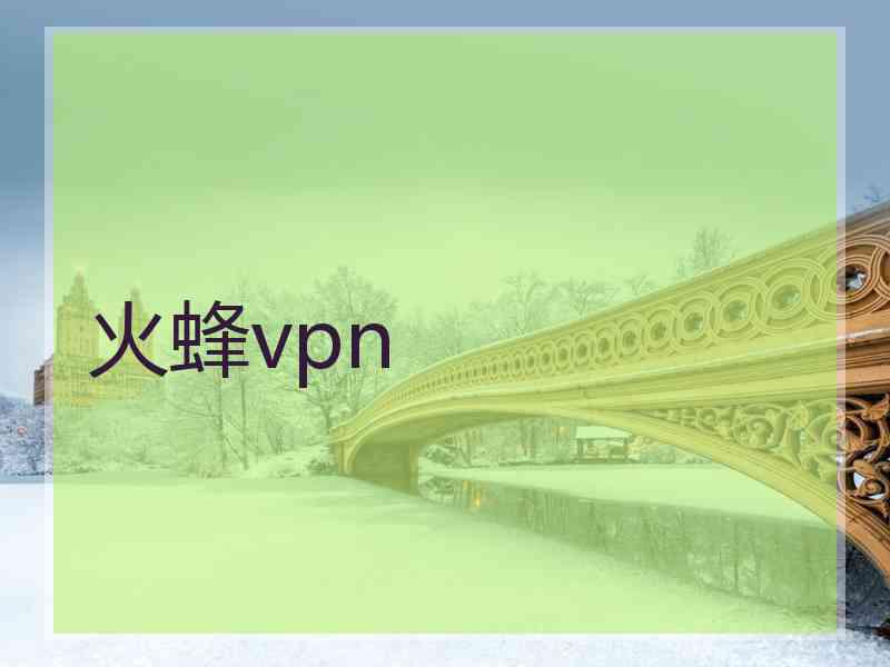 火蜂vpn