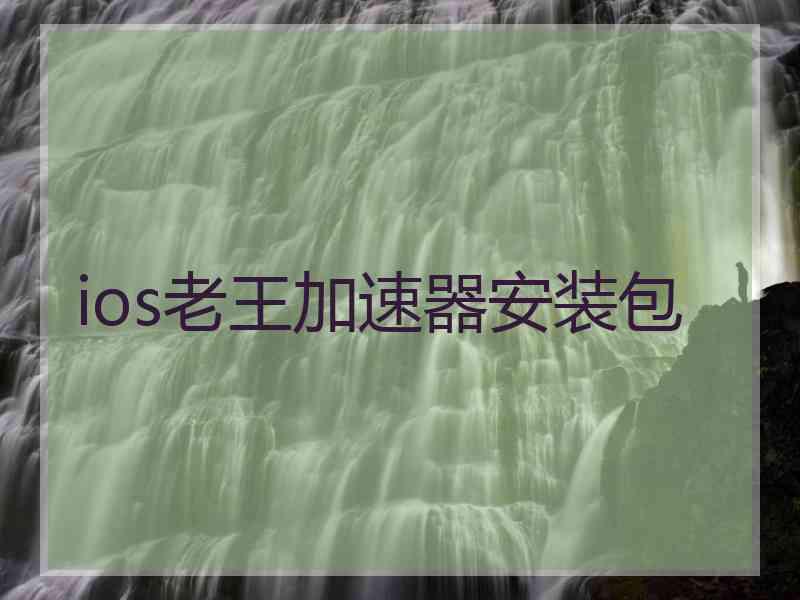 ios老王加速器安装包