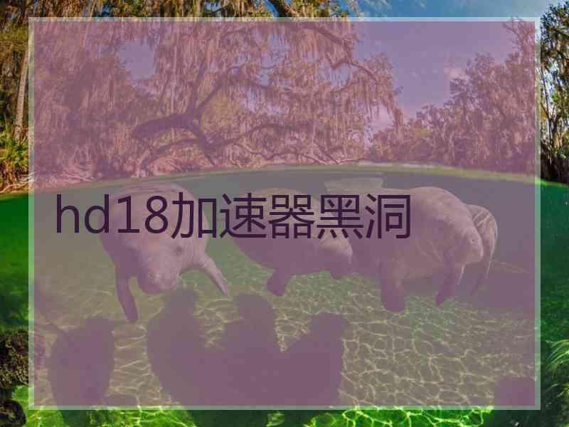 hd18加速器黑洞