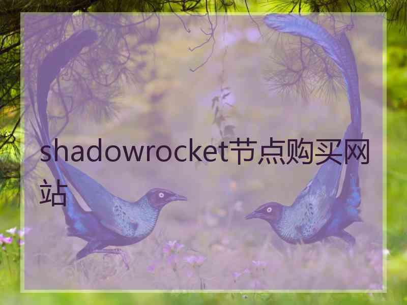 shadowrocket节点购买网站