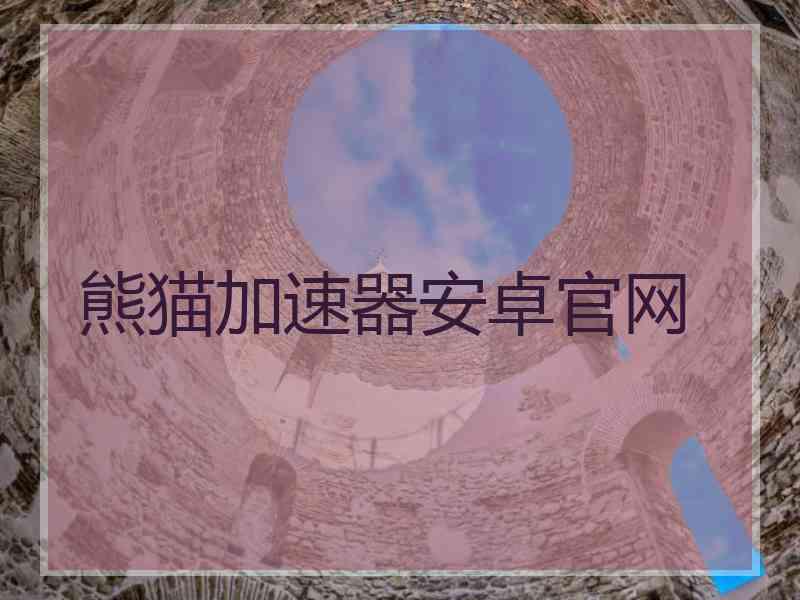 熊猫加速器安卓官网