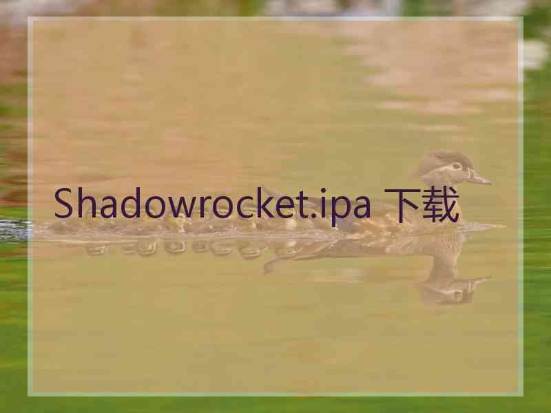 Shadowrocket.ipa 下载