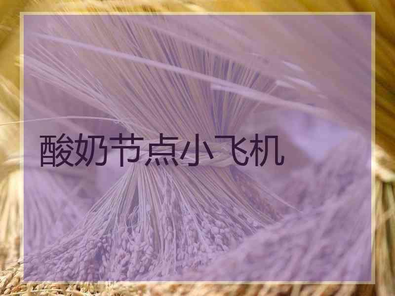 酸奶节点小飞机
