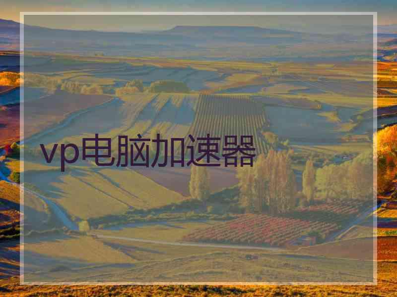 vp电脑加速器