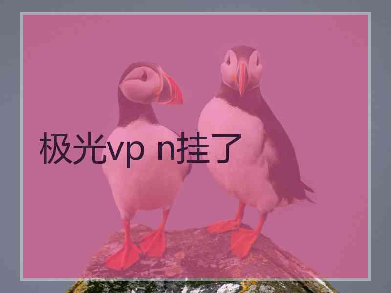 极光vp n挂了