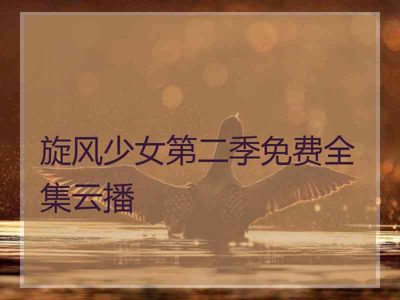 旋风少女第二季免费全集云播