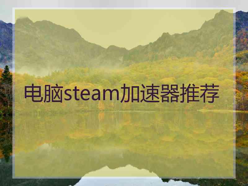 电脑steam加速器推荐