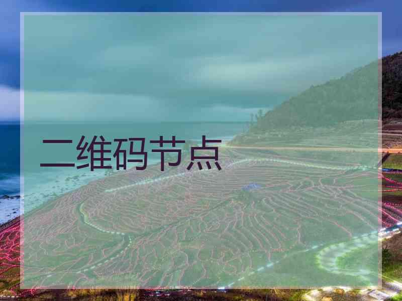 二维码节点