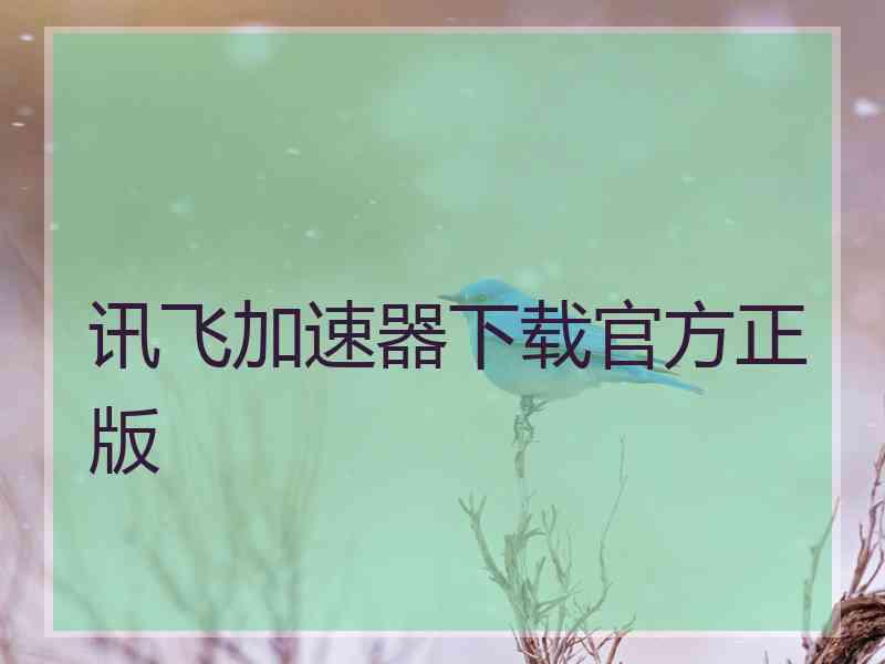 讯飞加速器下载官方正版