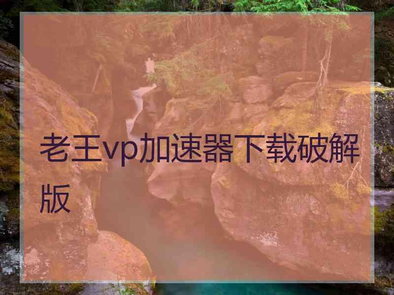 老王vp加速器下载破解版