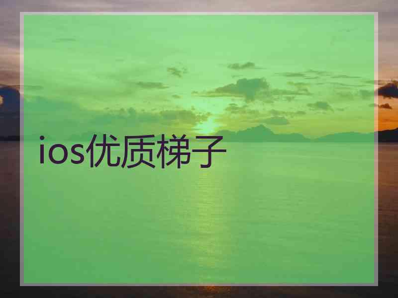 ios优质梯子