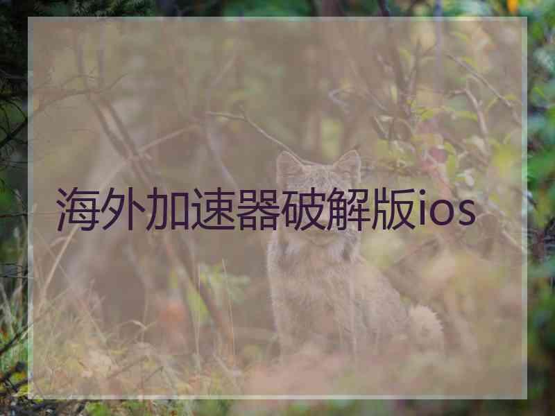 海外加速器破解版ios