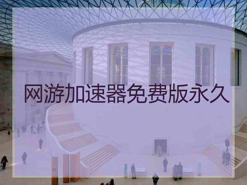 网游加速器免费版永久