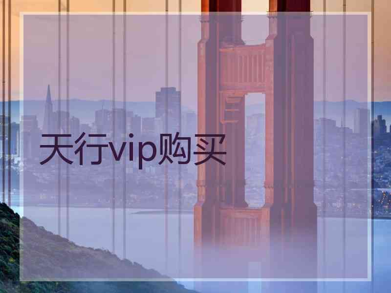 天行vip购买