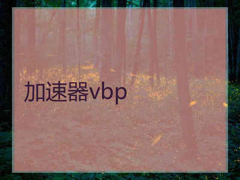 加速器vbp