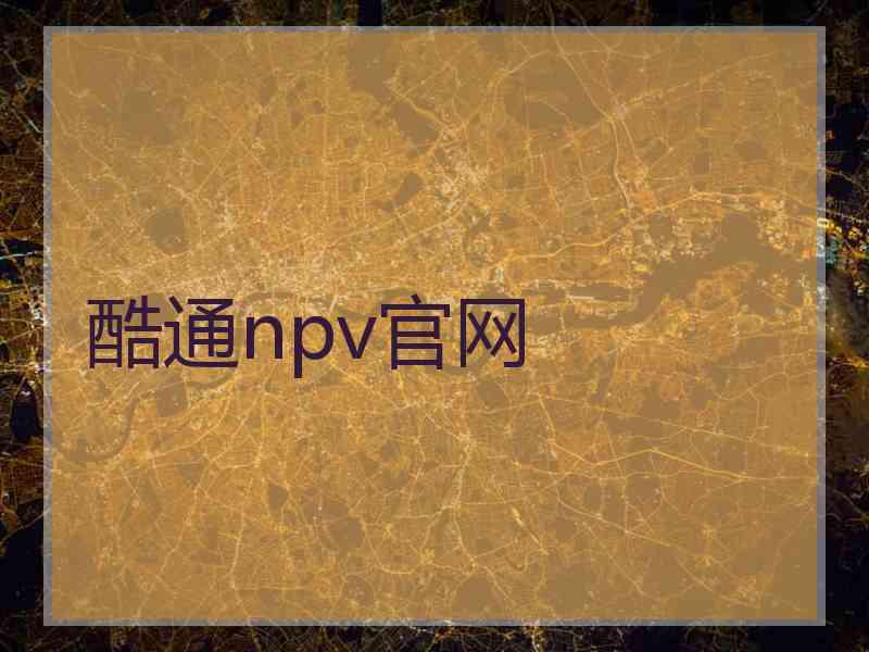 酷通npv官网