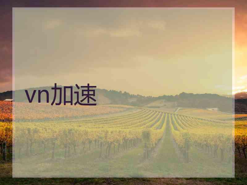 vn加速