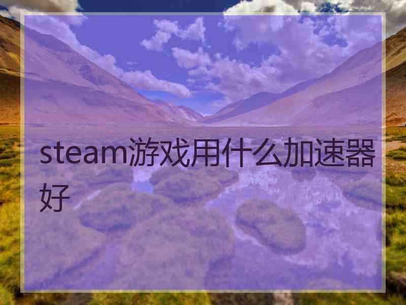 steam游戏用什么加速器好