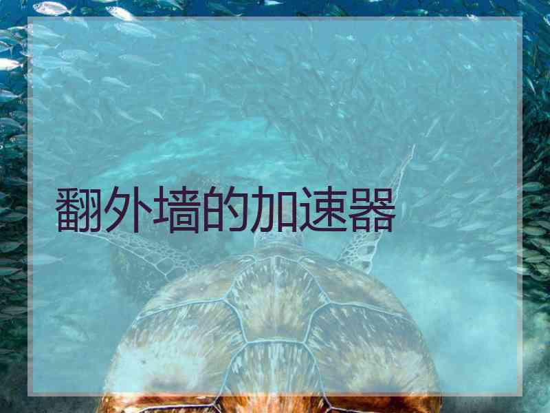 翻外墙的加速器