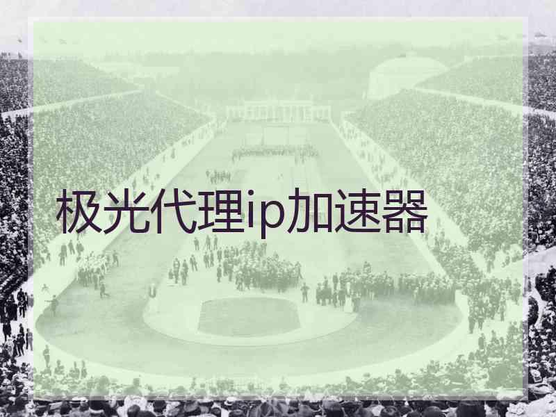 极光代理ip加速器
