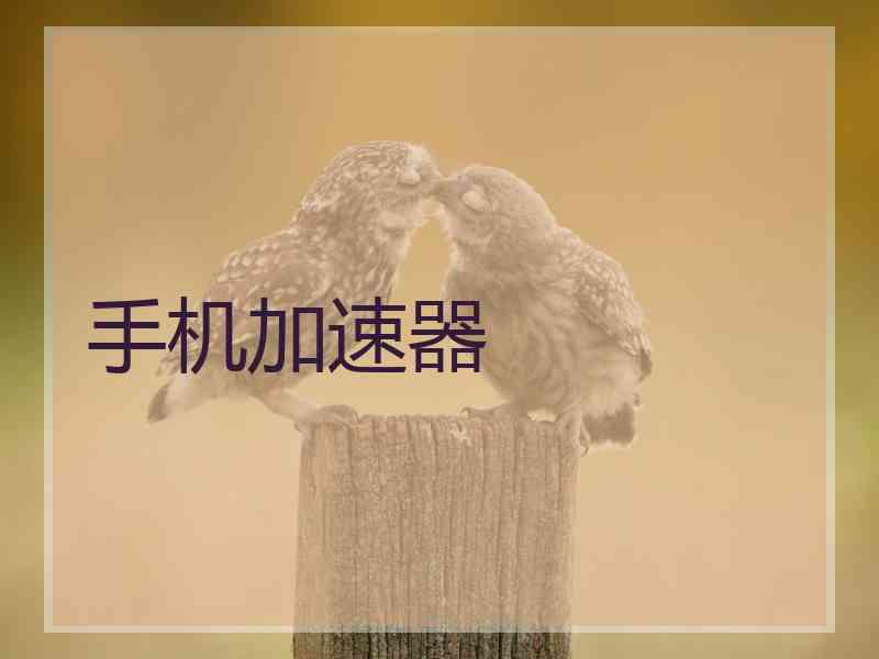 手机加速器