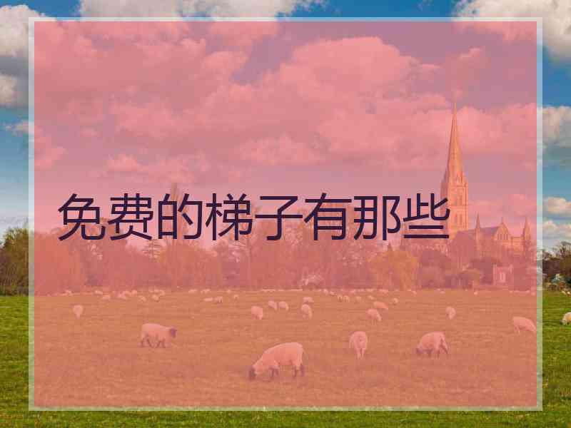 免费的梯子有那些