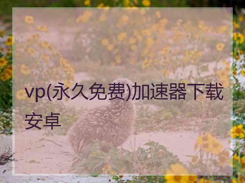 vp(永久免费)加速器下载安卓