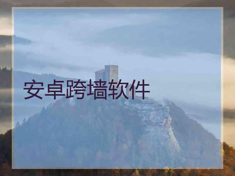 安卓跨墙软件