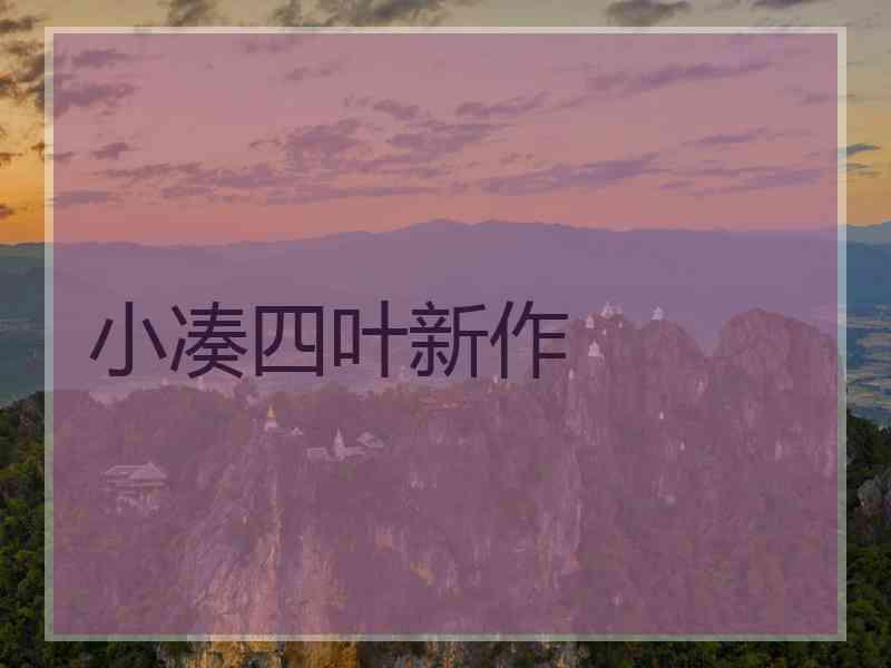 小凑四叶新作