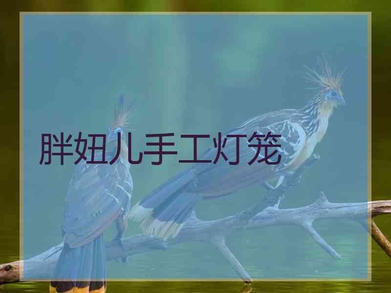 胖妞儿手工灯笼