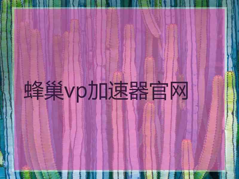 蜂巢vp加速器官网