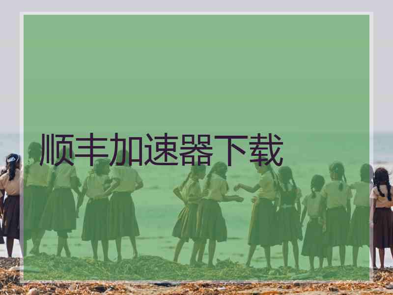顺丰加速器下载