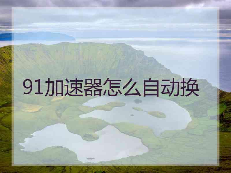 91加速器怎么自动换