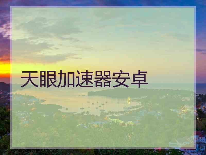 天眼加速器安卓
