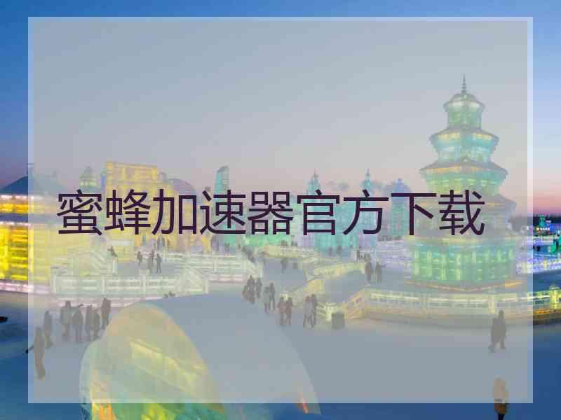 蜜蜂加速器官方下载