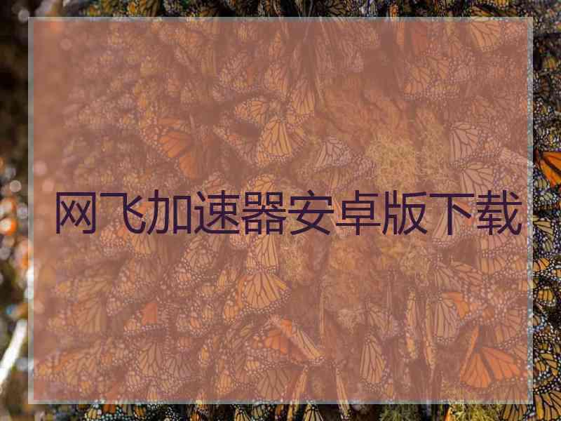 网飞加速器安卓版下载