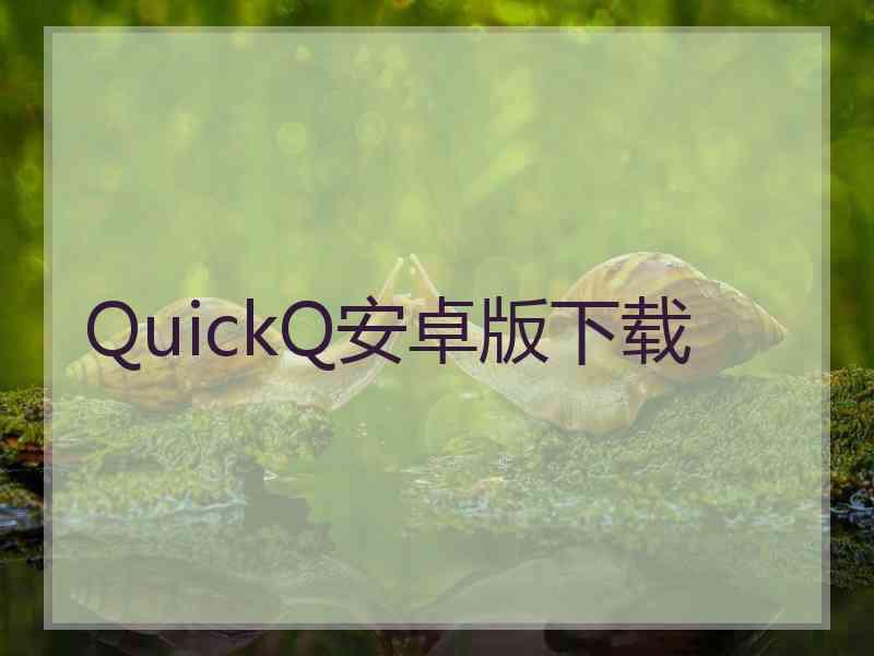 QuickQ安卓版下载