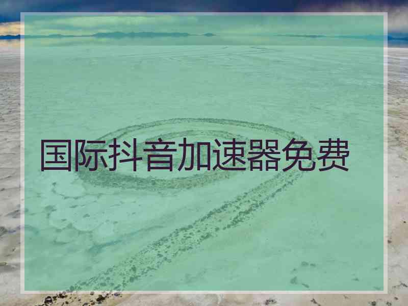 国际抖音加速器免费