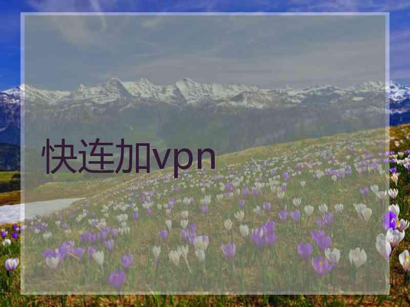快连加vpn