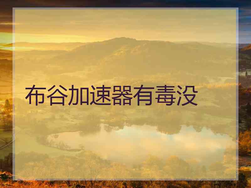 布谷加速器有毒没