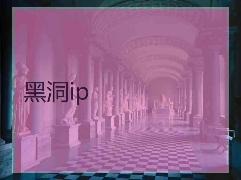 黑洞ip