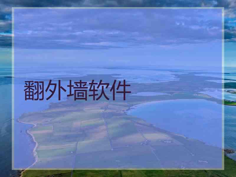 翻外墙软件